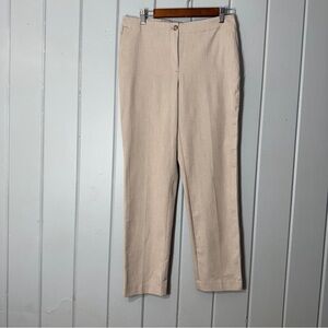 J. Jill‎  Oatmeal Khaki Brushed Bi-Stretch Twill Pants Trousers Size 8